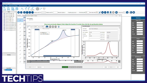 Using RapidDSC Analysis Features in NanoAnalyze