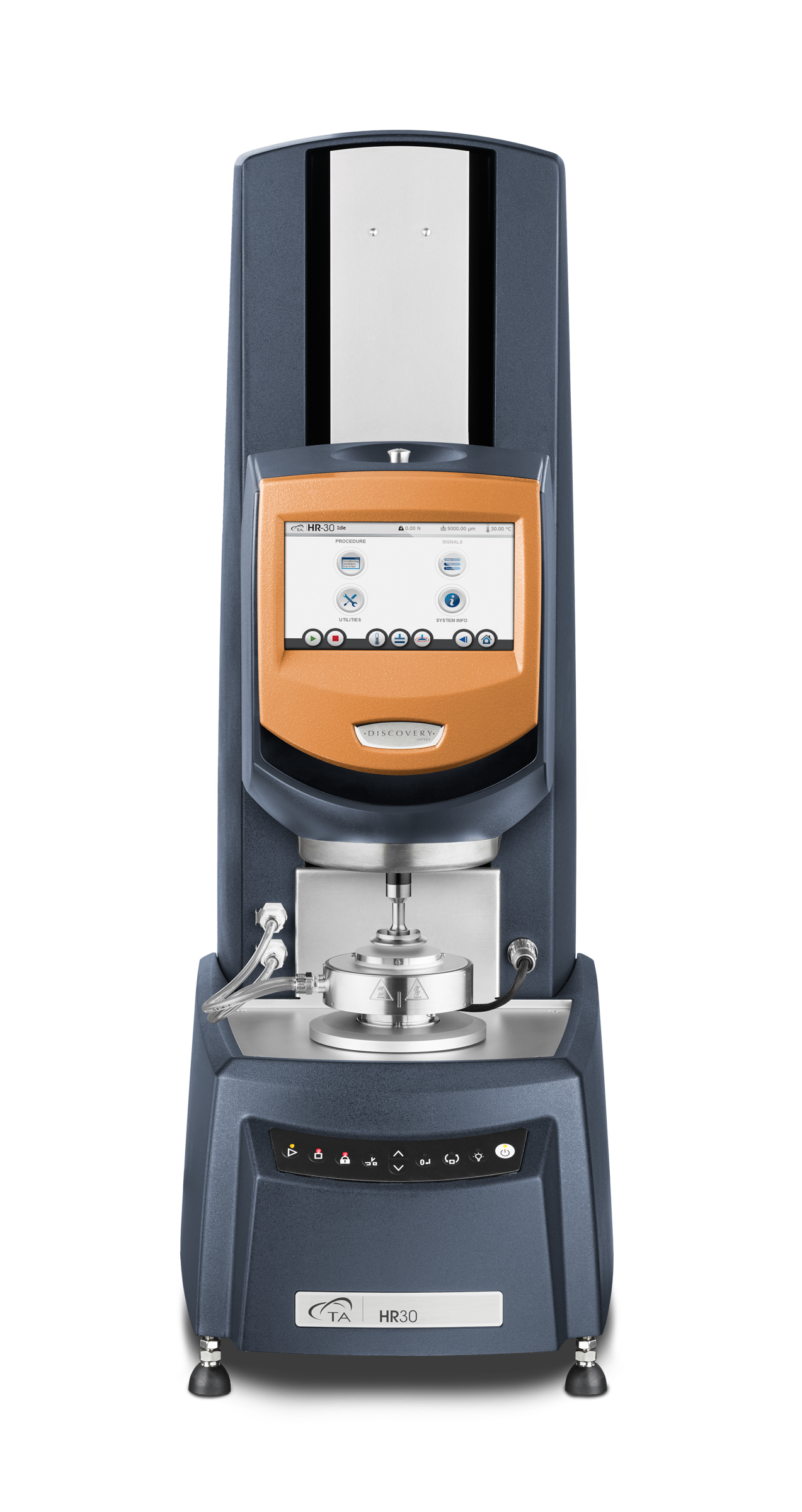 RH126_Fig.1a Figure 1. Discovery HR Rheometer with Powder Rheology Accessory shear cell
